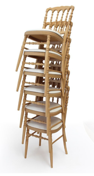 S 246/I Isabelle Stackable Dining Chair | Classic Contemporary Seating | Set of 2 | Modonutti