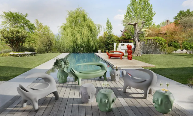 Threebù Coffee Table Stool | Slide Design