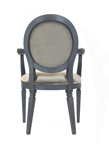 P 196 Aline Dining Armchair | Classic Contemporary Seating | Modonutti