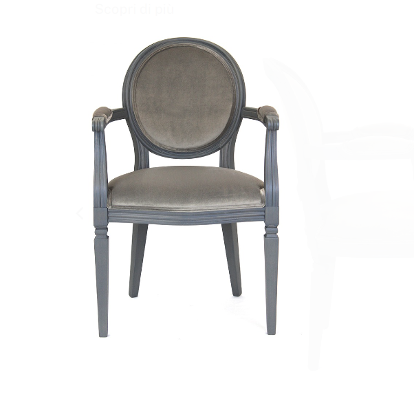 P 196 Aline Dining Armchair | Classic Contemporary Seating | Modonutti