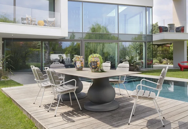 Ottocento Rectangular Dining Table  | Slide Design