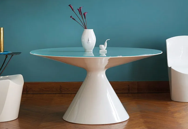 Ed Round Dining Table with Light | Illuminated Furniture | Slide Design