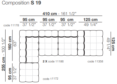 Strips Modular Sofa | Designed by Cini Boeri | Arflex