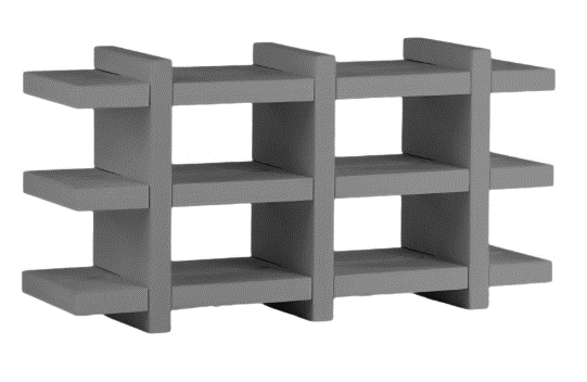 Booky Bookcase by Giò Colonna Romano | Slide Design