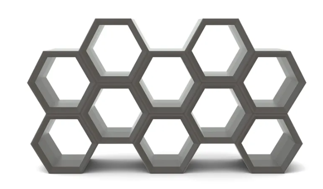 Hexa Modular Bookcase | Designed by Halma | Slide Design