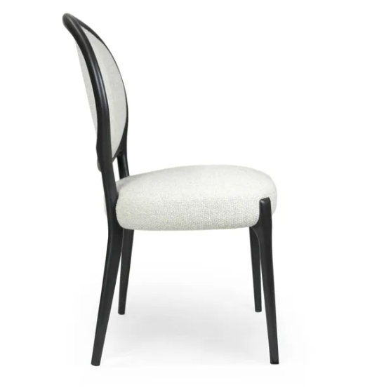 S Oval Dining Chair | Classic Contemporary Seating | Set of 2 | Modonutti