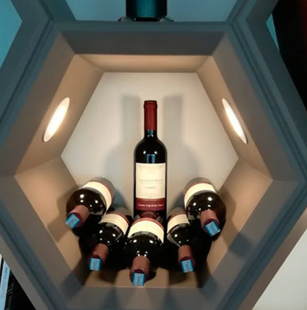 Hexa Light Modular Bookcase | Slide Design