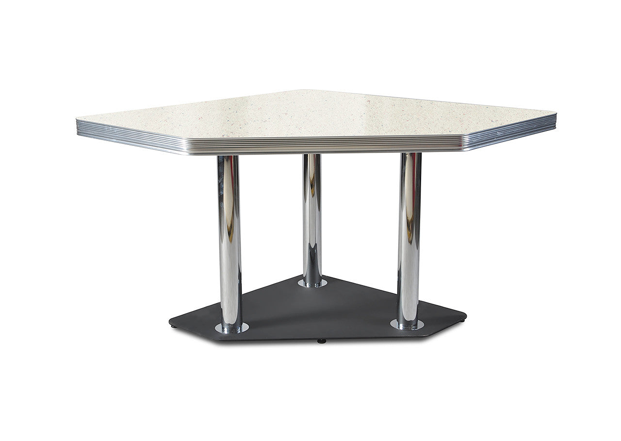 TO-30W Dining Corner Table | Bel Air Retro Fifties Furniture