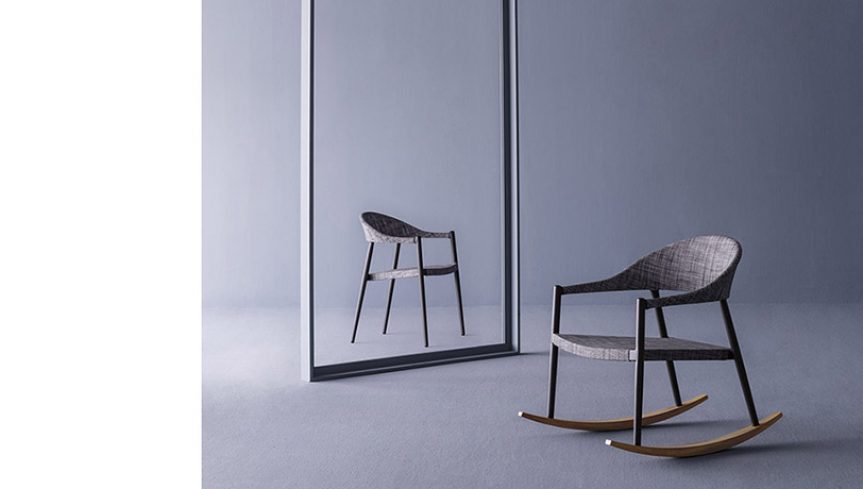 Clever Lounge Rocking Armchair | Outdoor | Designed by R&S Varaschin | Varaschin