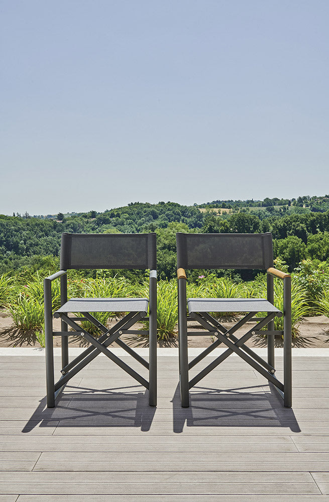 Victor Director Chair with Armrests | Designed by R&S Varaschin | Varaschin