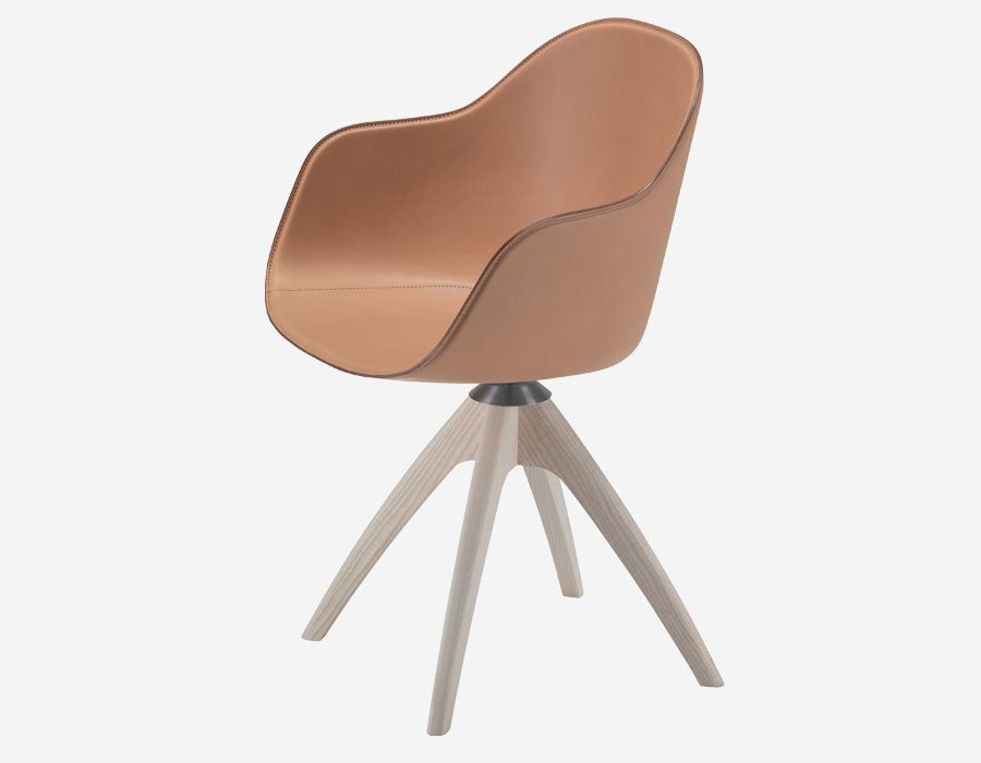 New Lady 07B Wood Swivel Chair | Design Seating | Alias