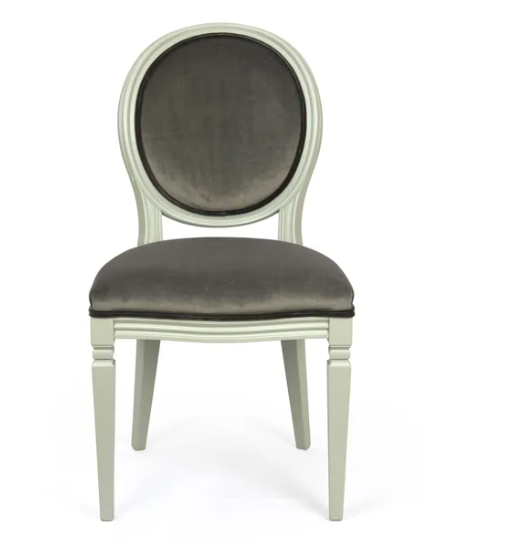 S 196 Aline Medallion Dining Chair | Classic Contemporary Seating | Set of 2 | Modonutti