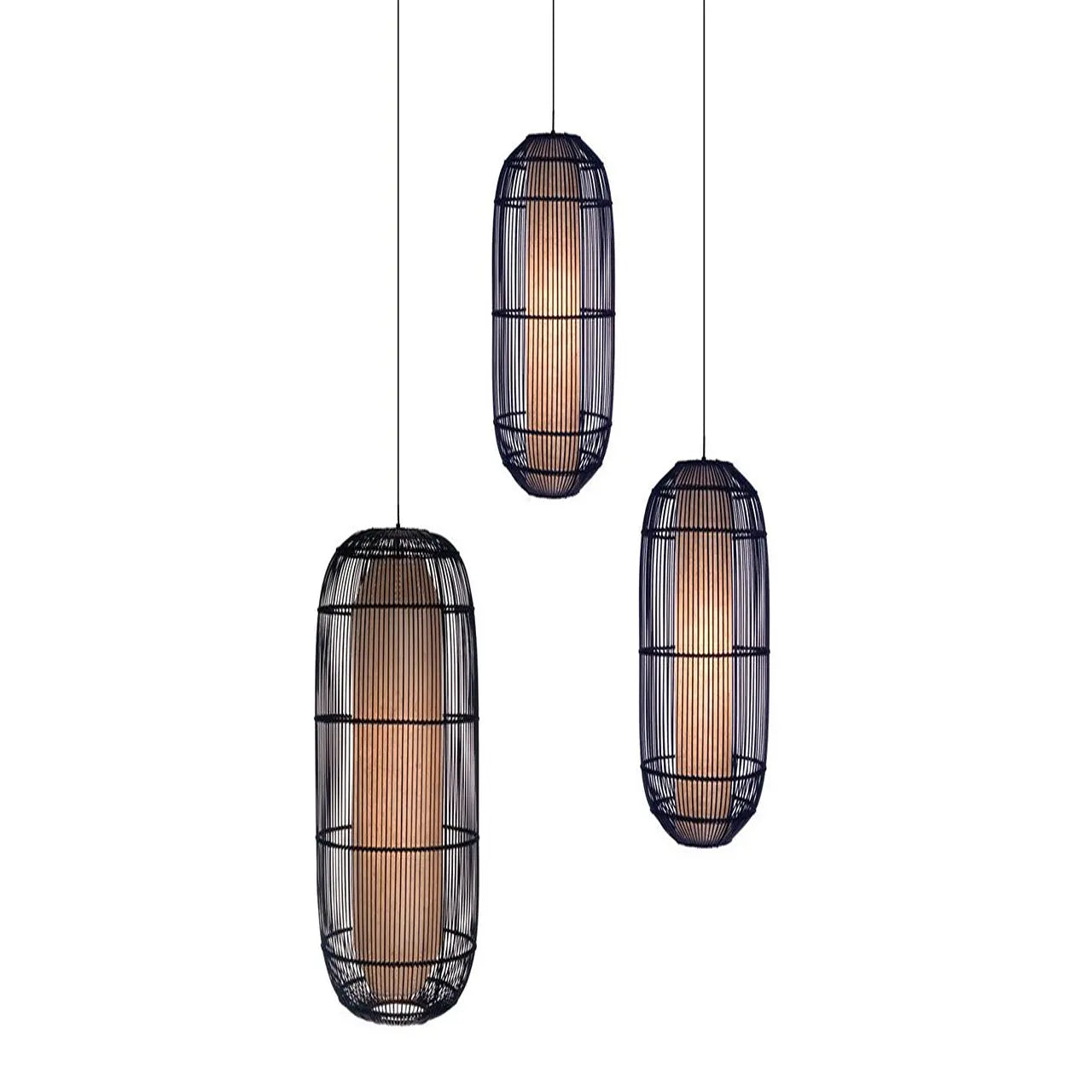 Geisha Lantern Hanging Lamp | Kenneth Cobonpue