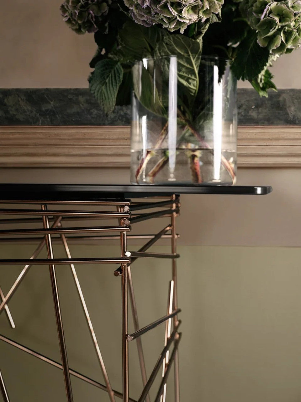 Lin Marble Console | Luxury Living | Black Tie