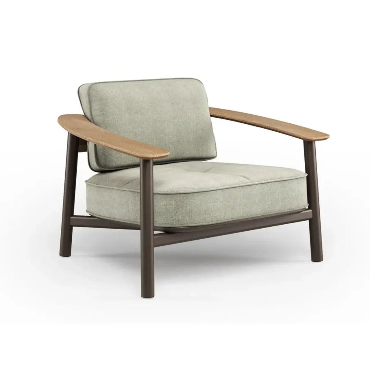 Twins Alu-Teak Lounge Chair | Luxury Outdoor | EMU