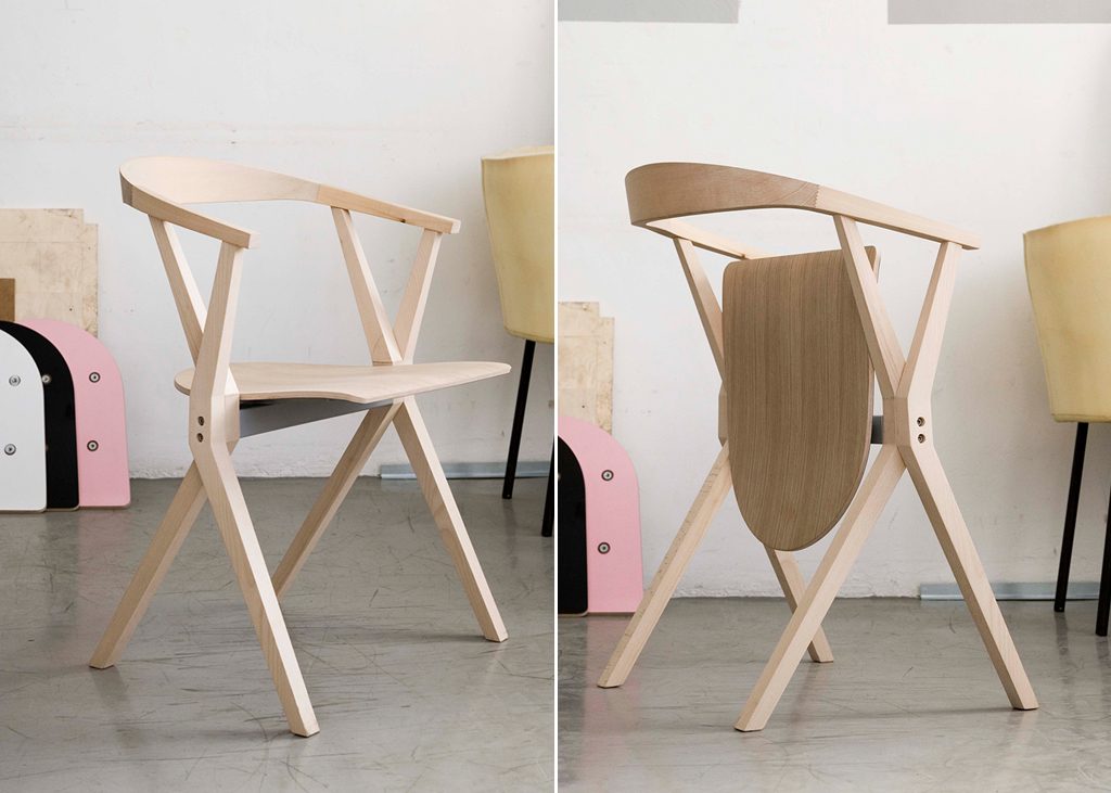Chair B Folding Dining Chair | Design Furniture | BD Barcelona