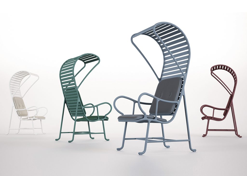 Gardenias Outdoor Armchair With Pergola | BD Barcelona