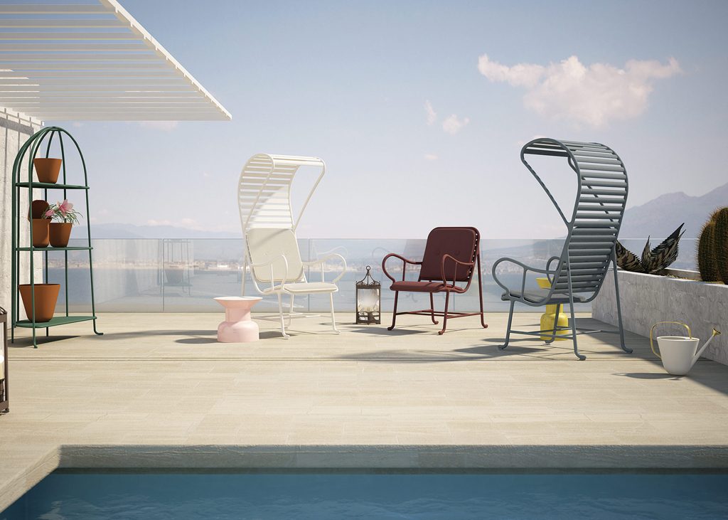 Gardenias Outdoor Armchair With Pergola | BD Barcelona