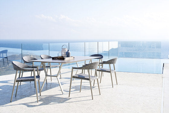 Clever Stackable Dining Armchair | Outdoor | Designed by R&S Varaschin | Set of 2 | Varaschin
