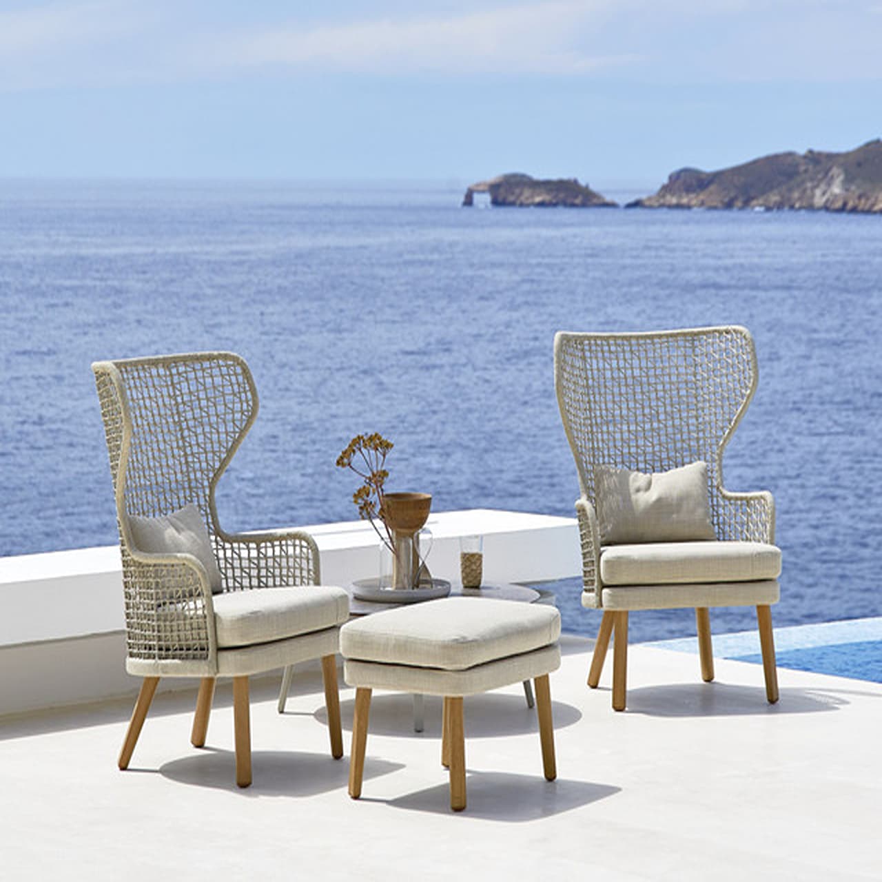 Emma Bergère Armchair | Designed by Monica Armani | Varaschin