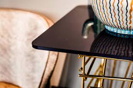 Lan Rectangular Coffee Table | Luxury Living | Black Tie