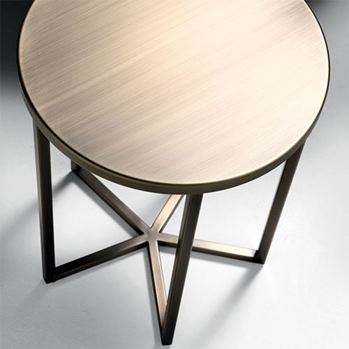 Elliot Round Side Table | Designed by Frighetto | Black Tie