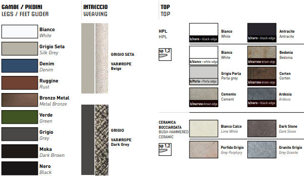 Emma Cross Round Side Table | Designed by Monica Armani | Varaschin