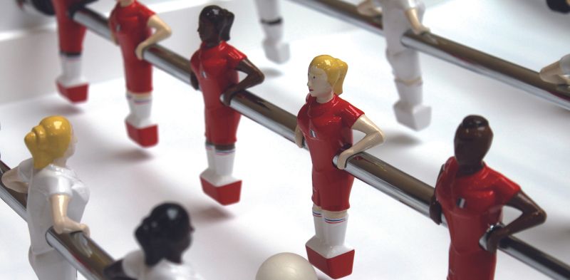 Pure Vis a Vis Foosball Table Mini | Designed by Alain Gilles | Babyfoot Toulet