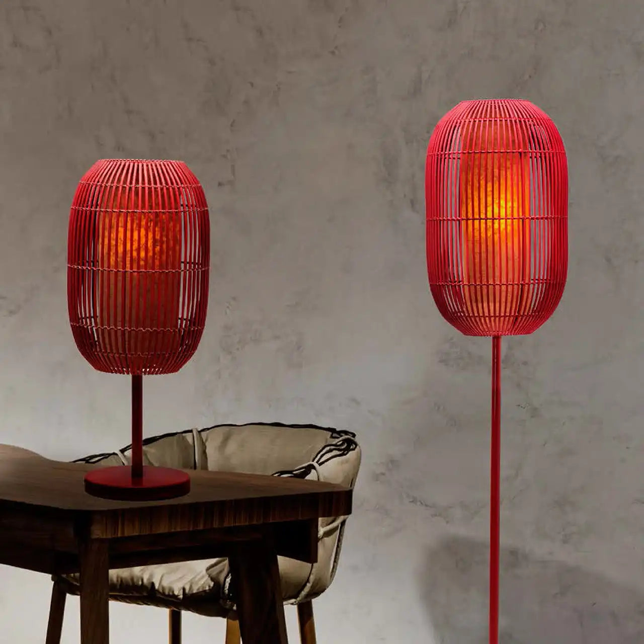 Geisha Floor Lamp | Indoor | Designed by Kenneth Cobonpue | Kenneth Cobonpue