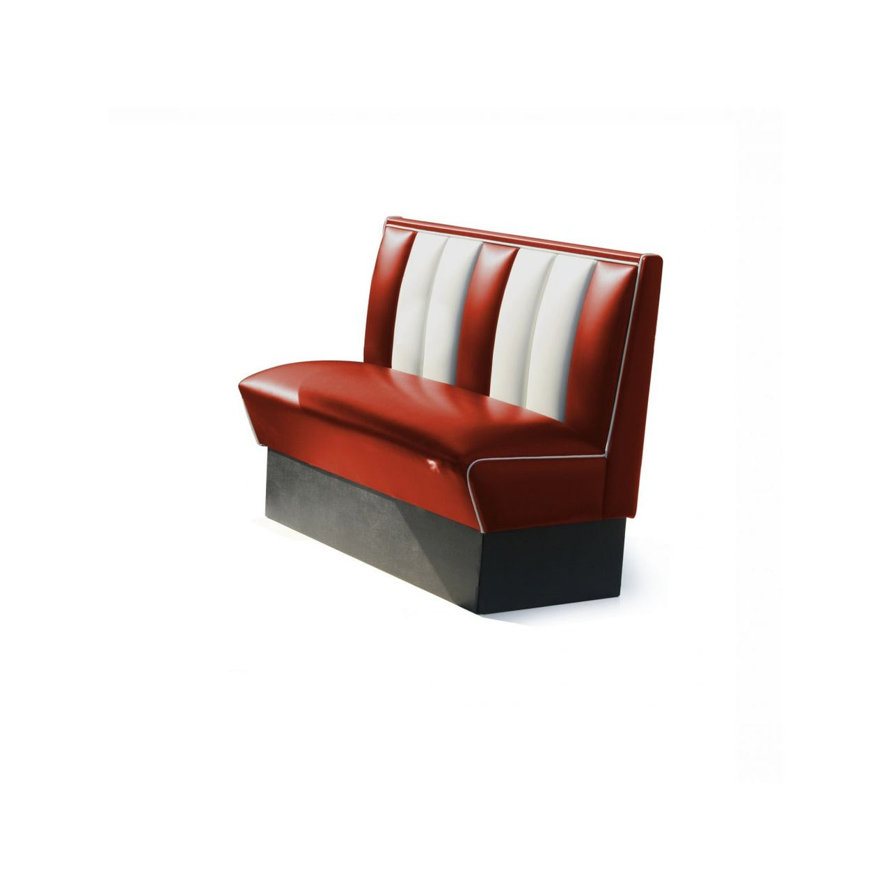 HW-120 Single Booth | Bel Air Retro Fifties Furniture