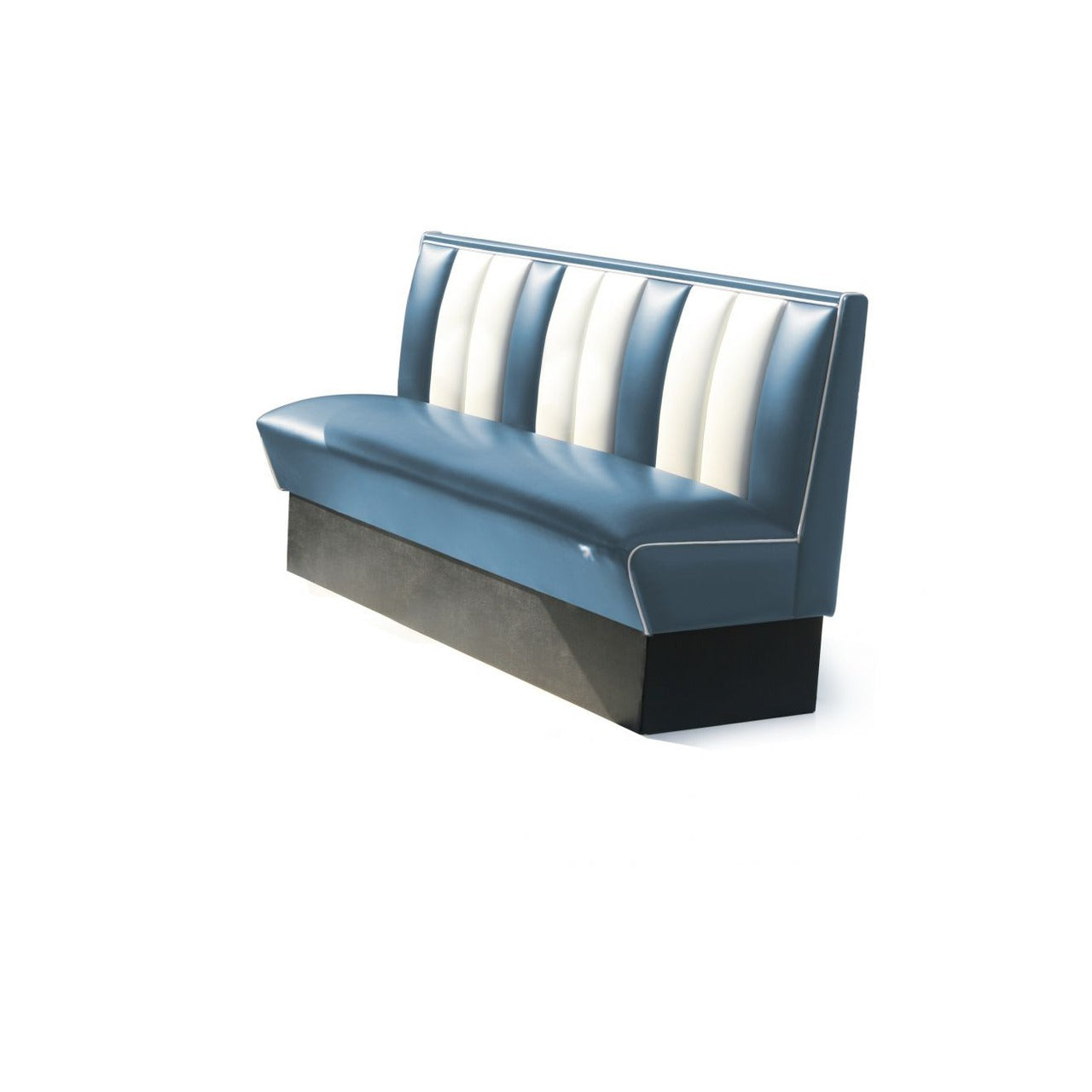 HW-150 Single Booth | Bel Air Retro Fifties Furniture