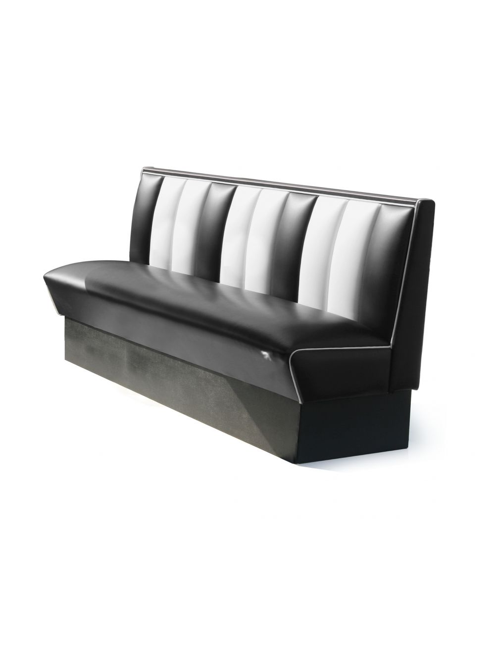 HW-180 Single Booth | Bel Air Retro Fifties Furniture