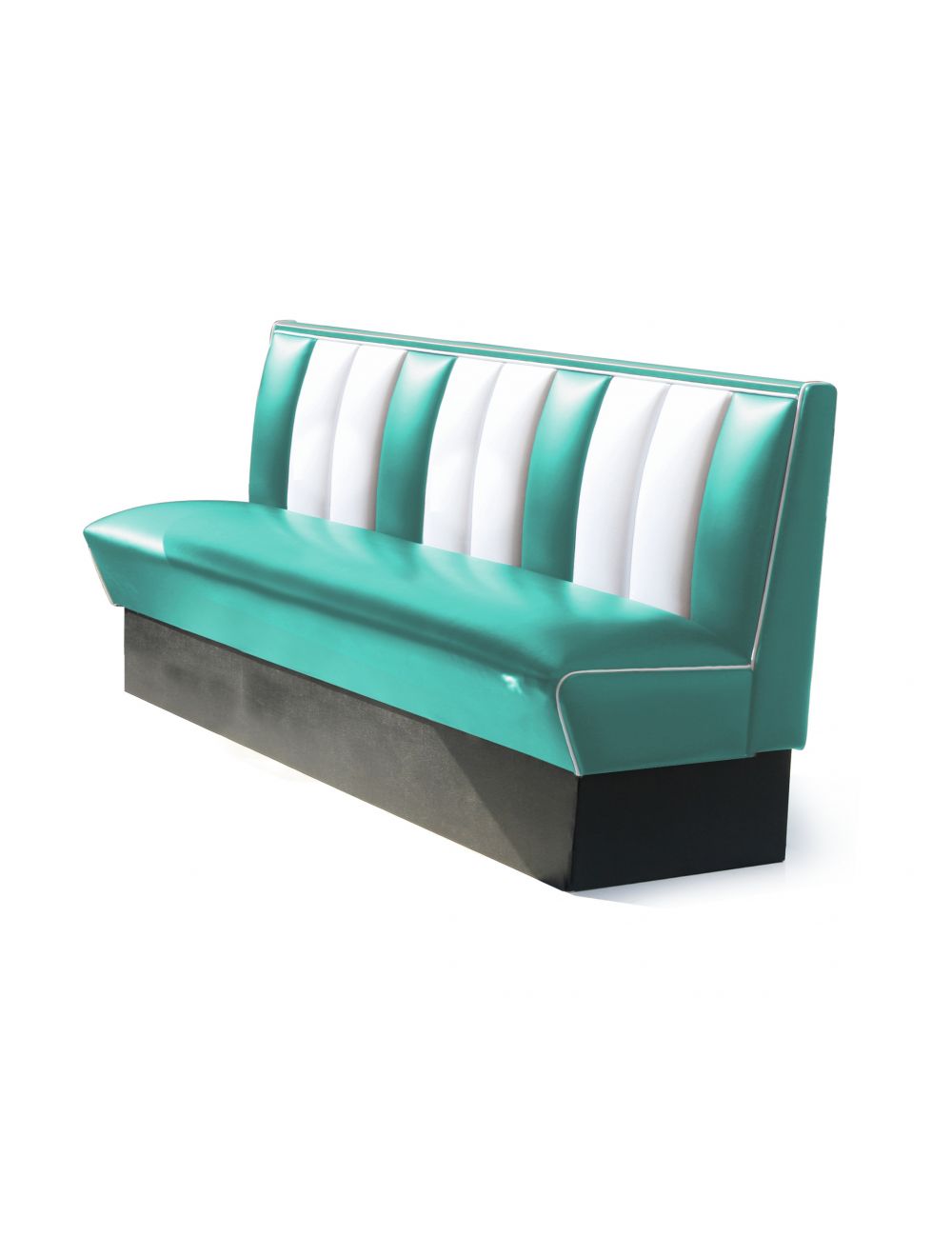 HW-180 Single Booth | Bel Air Retro Fifties Furniture