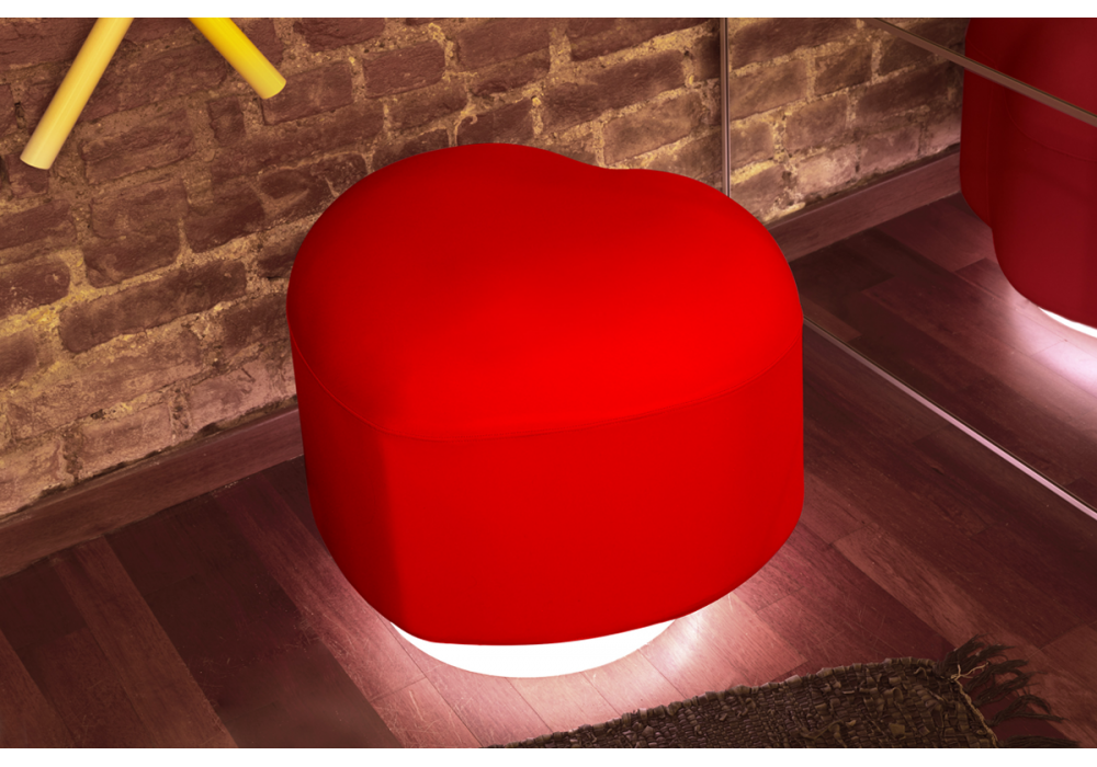 Lempi Soft Pouf with Light | Slide Design