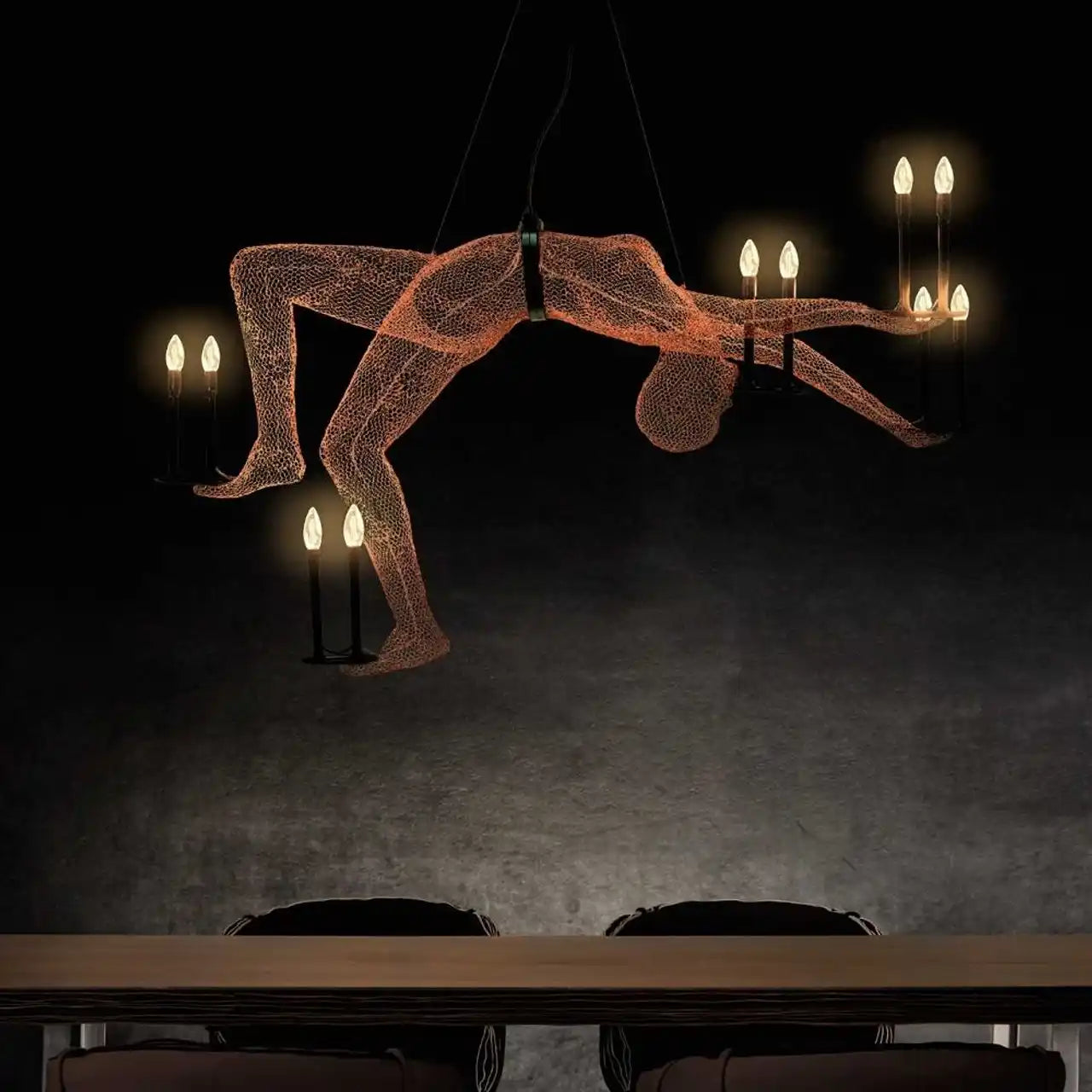 Limbo Acrobat Hanging Lamp | Kenneth Cobonpue