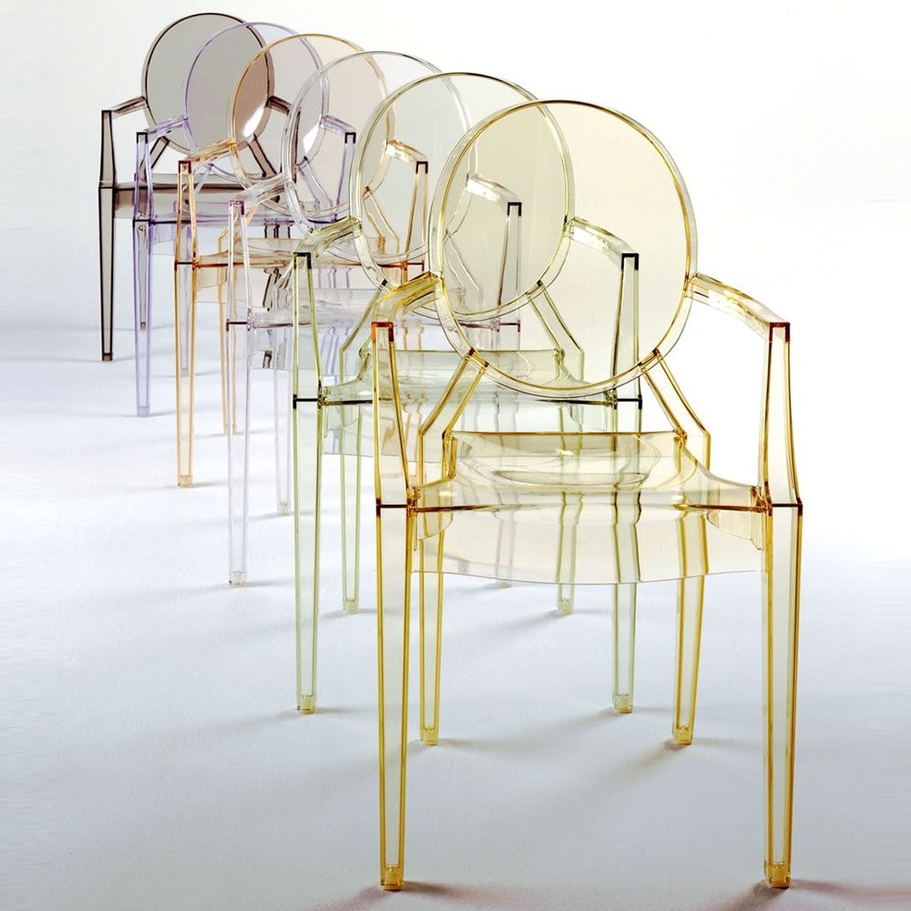 Louis Ghost Chair | Designed by Philippe Starck | Set of 2 | Kartell