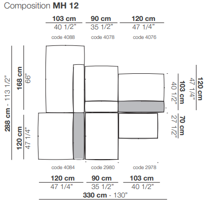 Marechiaro Modular Sofa | Designed by Mario Marenco | Arflex