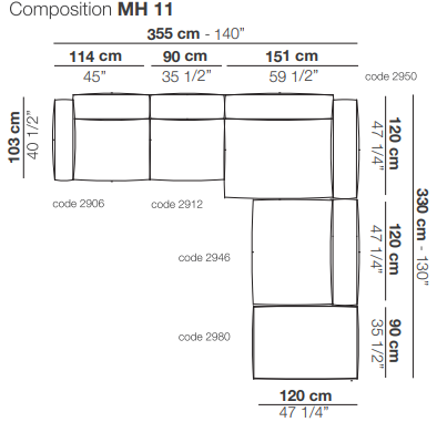 Marechiaro System Sofa | Designed by Mario Marenco | Arflex