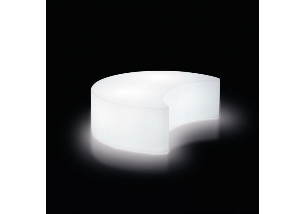 Moon Pouf with Light | Illuminated Furniture | Slide Design