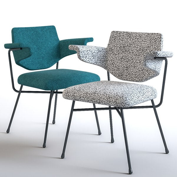 Neptunia Dining Chair with Armrests | Designed by B.B.P.R. | Arflex