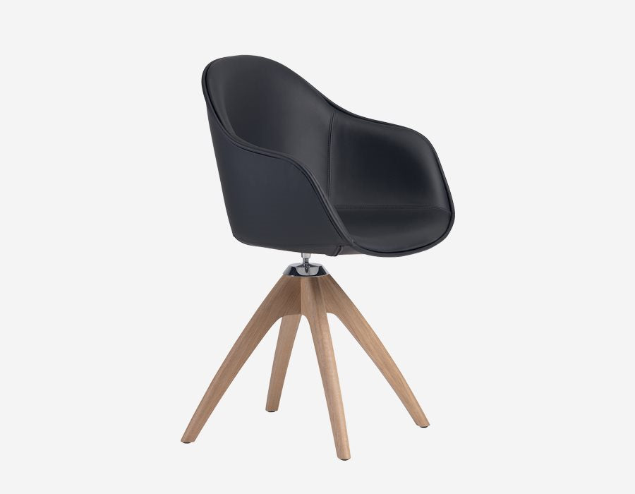 New Lady 07B Wood Swivel Chair | Design Seating | Alias