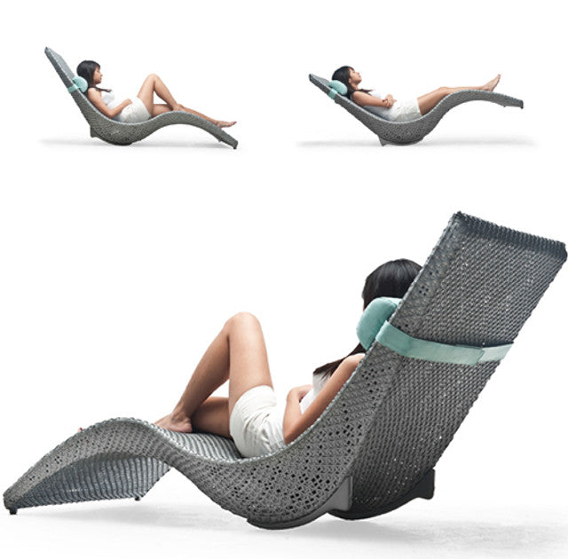 Mermaid Chaise Lounge Sunlounger | Kenneth Cobonpue