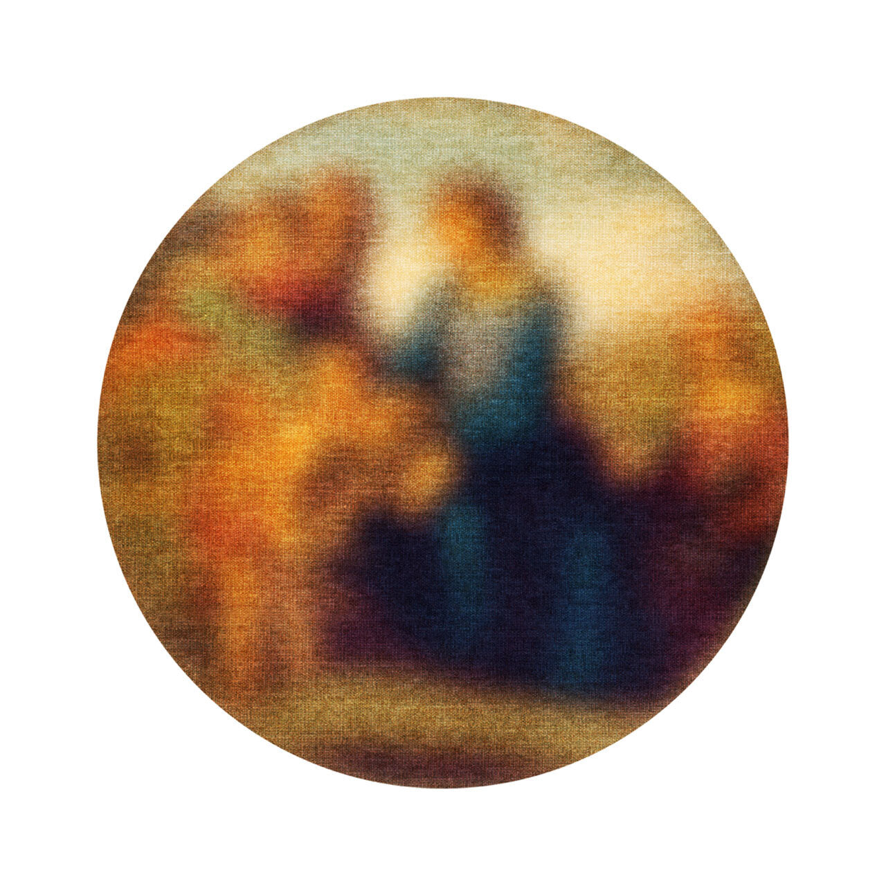 Qeeboo Blur Round Rug