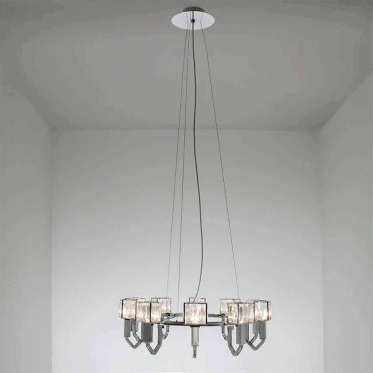 Angie A06C2 Round Pendant Lamp | Luxury Lighting | Designed by Roberto Lazzeroni | Patrizia Garganti