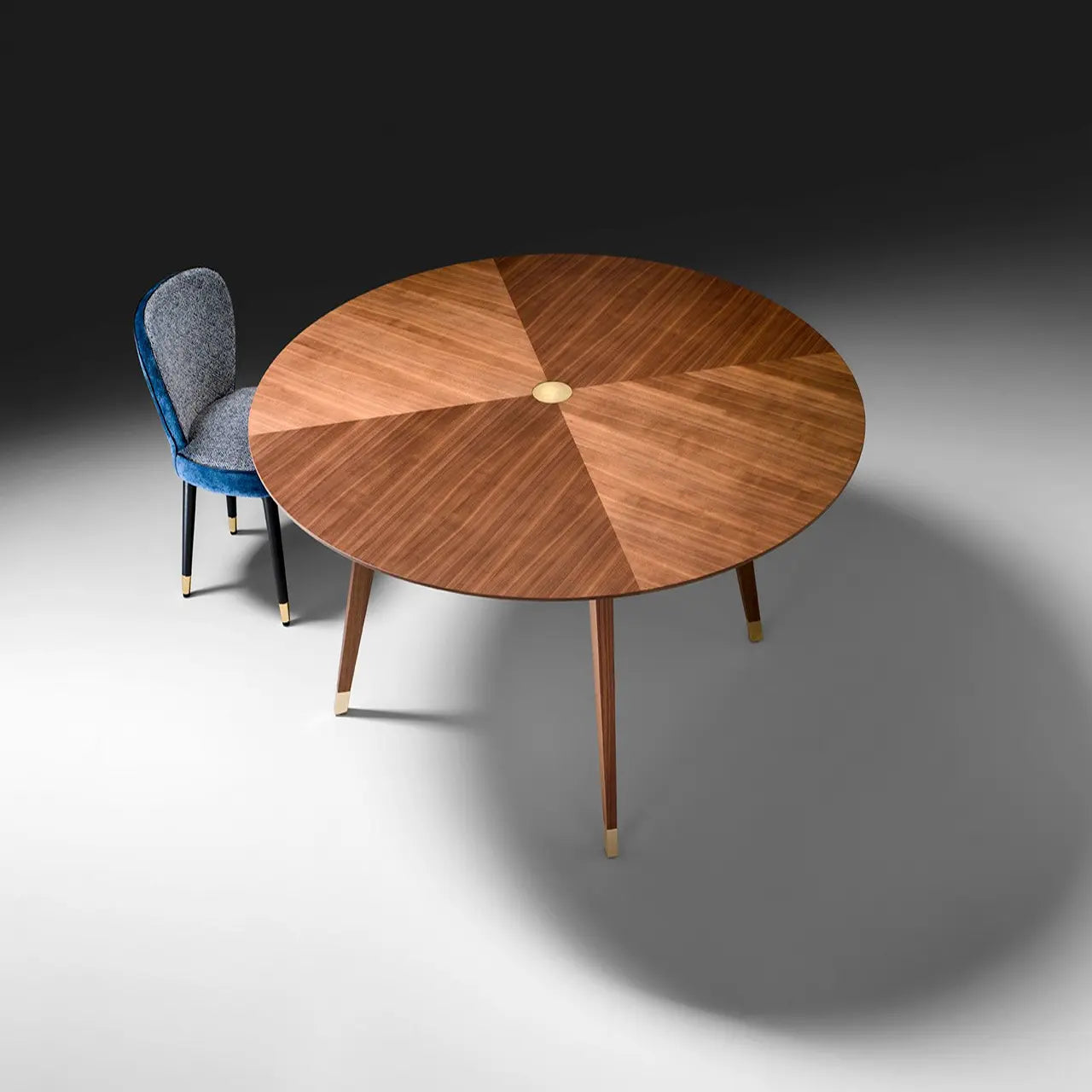 Santiago Round Dining Table | Luxury Living | Black Tie