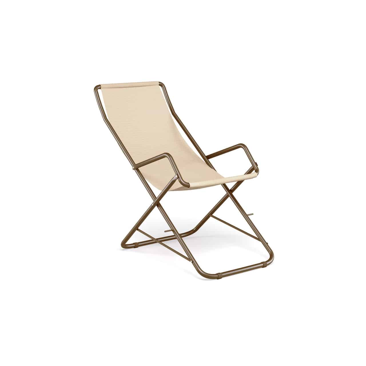 Bahama Deck Folding Chair | Luxury Outdoor | EMU