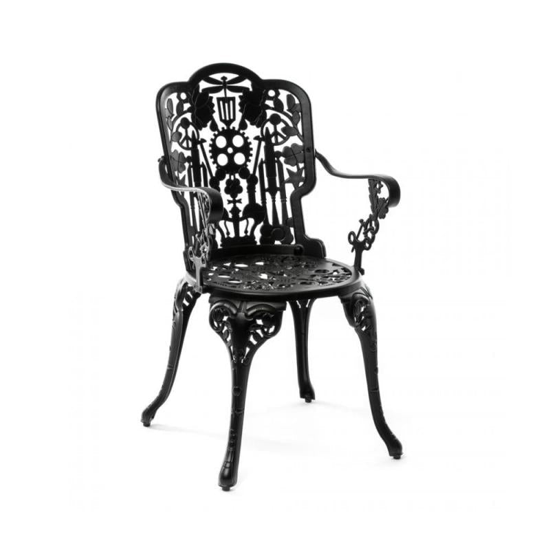 Industry Garden Chair with Armrests | Designed by Studio Job | Set of 2 | Seletti