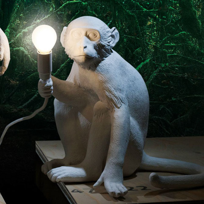 Monkey Sitting Table Lamp | Designed by Marcantonio | Seletti