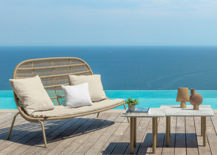 Panama Sofa High Loveseat | Luxury Talenti Outdoor Living