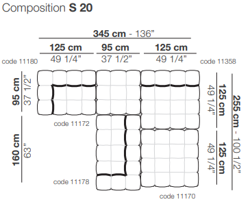 Strips System Sofa | Designed by Cini Boeri | Arflex